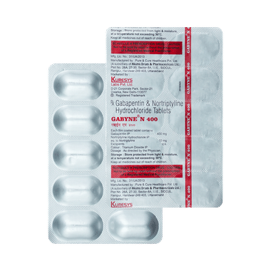 Gabyne N 400mg/10mg Tablet
