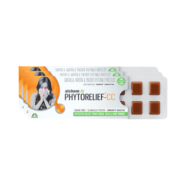 Phytorelief-CC Immunity Lozenges for Cough, Cold & Sore Throat (10 Each) | Sugar Free