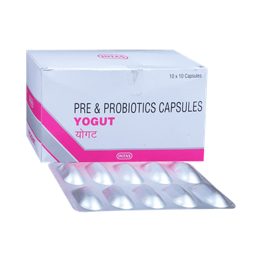 Yogut Capsule Pre & Probiotic Supplement | Restores Good Gut Bacteria