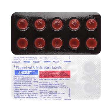 Anxiset 0.5mg/10mg Tablet