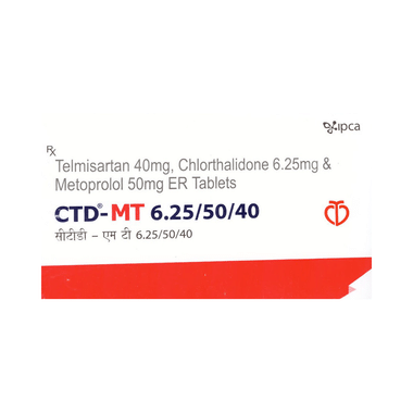 CTD-MT 6.25/50/40 Tablet ER
