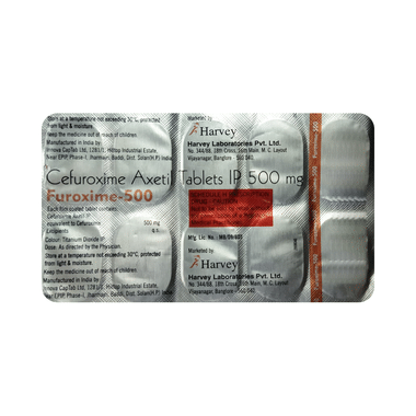 Furoxime 500mg Tablet