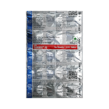 Surbex FE Chewable Tablet Gluten Free