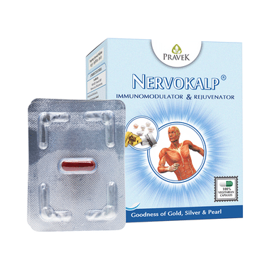 Pravek Nervokalp Veg Capsule |  Immunomodulator & Rejuvenator