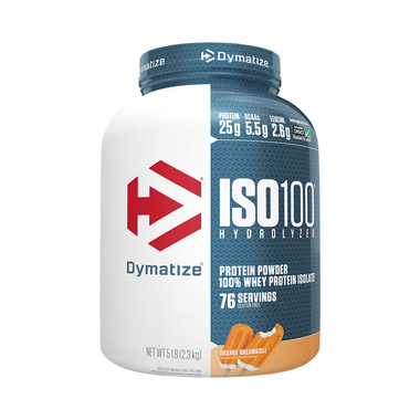 Dymatize Nutrition ISO 100 Hydrolyzed 100% Whey Protein Isloate Powder Orange Dreamsicle