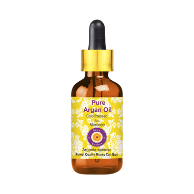 Deve Herbes Pure Argan/Morrocan/Argania Spinosa Cold Pressed Oil With Dropper