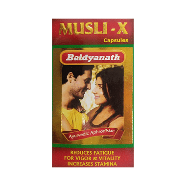 Baidyanath Musli-X Capsule |  For Energy, Stamina, Vitality & Immunity