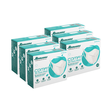 Romsons Gs-6146 Comfit 3D Face Mask (25 Each) Grey