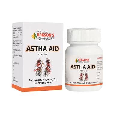 Bakson's Homeopathy Astha Aid Tablet