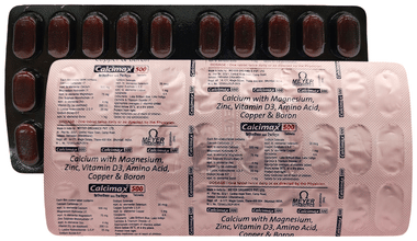Calcimax Calcium 500 Tablet for Bone Health | Bone, Joint & Muscle Care