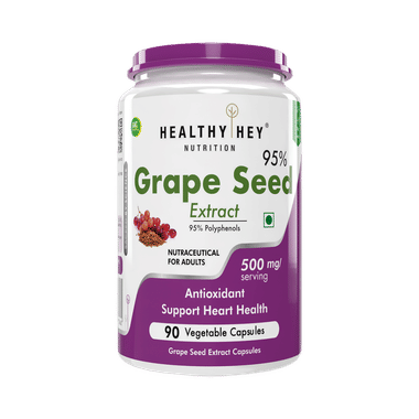 Healthy Hey Grape Seed Extract Vegetable Capsule