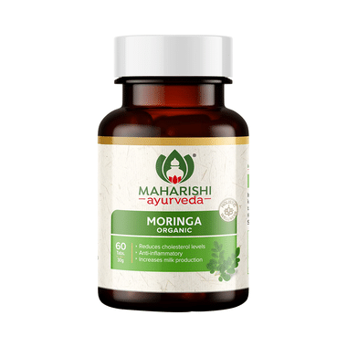 Maharishi Ayurveda Organic Moringa Tablet Immunity Booster, Reduces Cholesterol Tablet