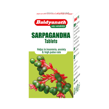 Baidyanath Sarpgandha Tablet | Helps Manage Blood Pressure Levels & Insomnia