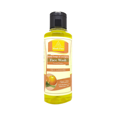 Khadi Pure Herbal Orange & Lemongrass Face Wash