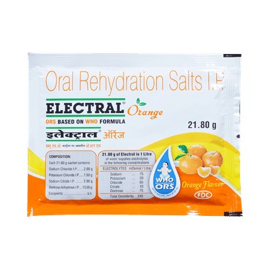 Electral Powder | ORS For Replenishing Body Fluids & Electrolytes | For Stomach Care