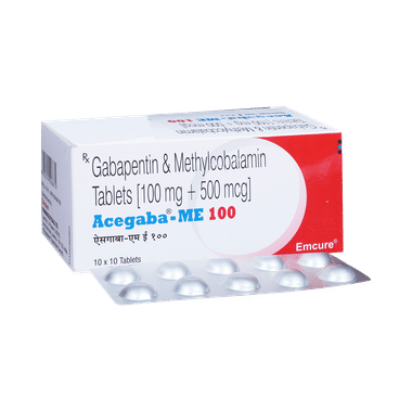 Acegaba ME 100mg/500mcg Tablet