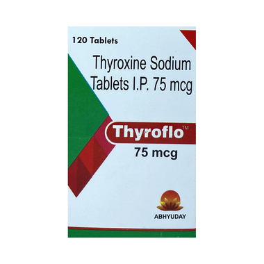 Thyroflo 75mcg Tablet