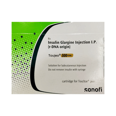 Toujeo 300U/ml Solution for Injection (1.5ml Each)