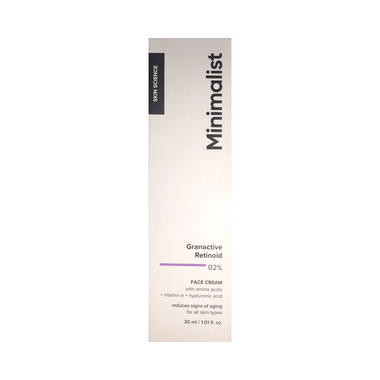 Minimalist 02% Granactive Retinoid Anti-Ageing Face Cream