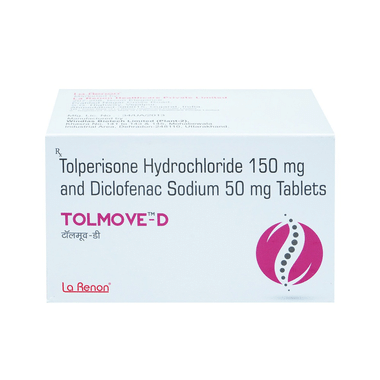 Tolmove D 150mg/50mg Tablet