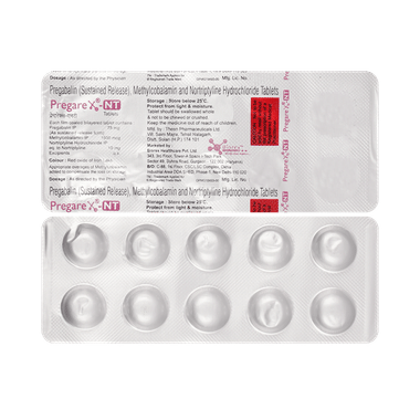 Pregarex NT 75mg/10mg/1500mcg Tablet