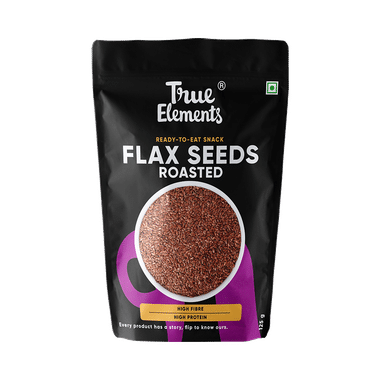 True Elements Flax Seeds Roasted With Omega Fatty Acids