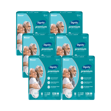 Dignity Premium Adult Diaper (10 Each) Medium