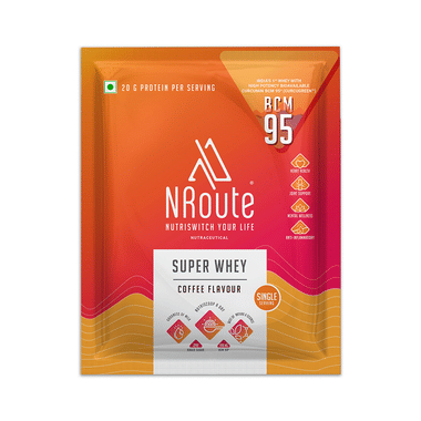 Nroute Super Whey Protein Powder Coffee