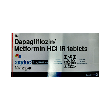 Xigduo 5mg/1000mg Tablet IR