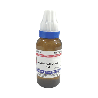 Sett Dey Aralia Racemosa Dilution 1M