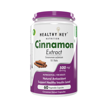 HealthyHey Nutrition Cinnamon Extract Vegetable Capsule