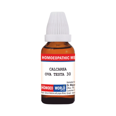 Dr. Majumder Homeo World Calcarea Ova Testa Dilution(30ml Each) 30 CH