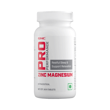 GNC Pro Performance Zinc Magnesium For Restful Sleep & Relaxation Tablet