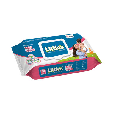 Little's Soft Cleansing Baby Wipes with Lid