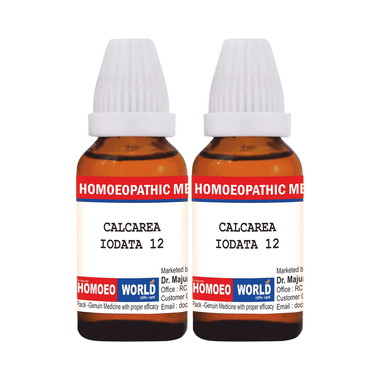 Dr. Majumder Homeo World Calcarea Iodata Dilution(30ml Each) 12 CH