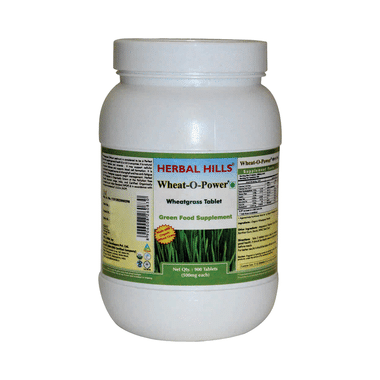 Herbal Hills Wheat-O-Power Wheatgrass 500mg Tablet Value Pack