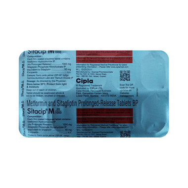 Sitacip M 50/1000 Tablet PR