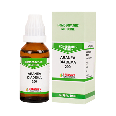 Bakson's Homeopathy Aranea Diadema Dilution 200