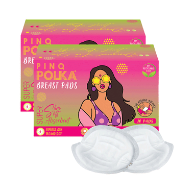 PINQ Polka Breast Pads (20 Each)