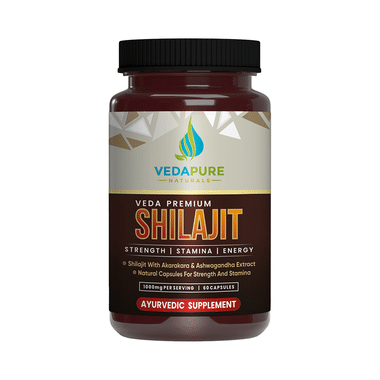 Vedapure Premium Shilajit 1000mg Capsule