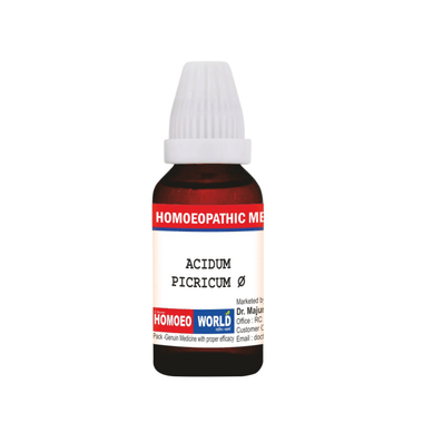 Dr. Majumder Homeo World Acidum Picricum Q Mother Tincture (30 Ml Each)