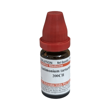 Dr Willmar Schwabe India Antimonium Tartaricum Dilution 200 CH