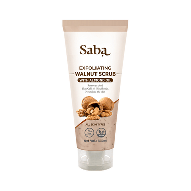 Saba Exfoliating Walnut Scrub (100ml Each)