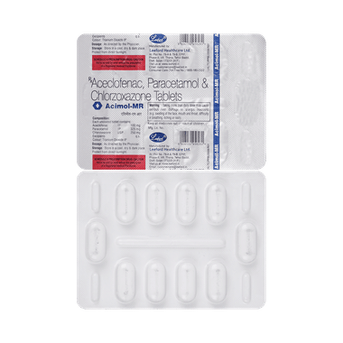 acimol MR 100mg/325mg/250mg Tablet