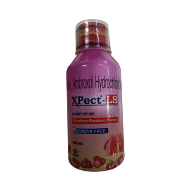 Xpect-LS Expectorant Raspberry Strawberry Sugar Free