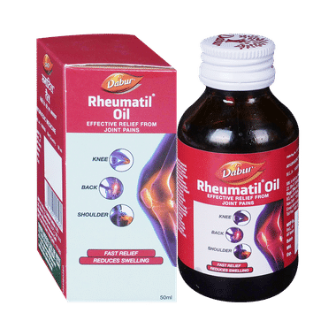 Dabur Rheumatil Oil For Joint Pain Relief | For Backache, Knee Pain & Shoulder Pain