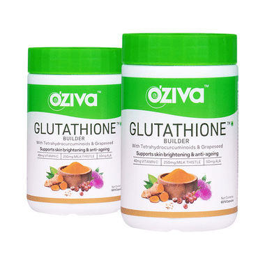 Oziva Glutathione Builder With Vitamin C & Milk Thistle | Capsule For Skin Health (60 Each)