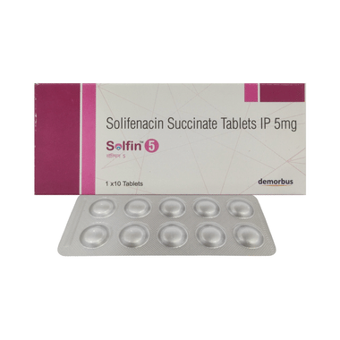 सोलफिन 5mg टैबलेट