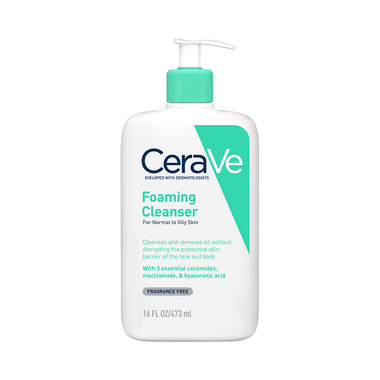 CeraVe Foaming Cleanser for Normal to Oily Skin