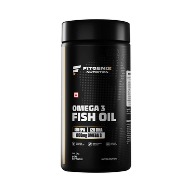 Fitgenix Nutrition Omega 3 Fish Oil Soft Gelatin Capsule